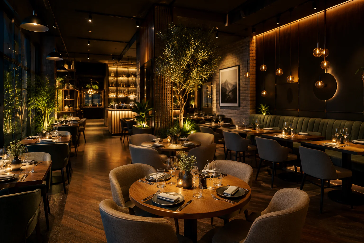 Interior Aurum Restaurant